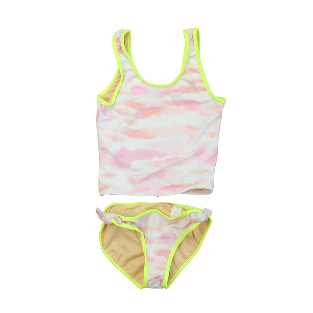 Rockets Of Awesome Pink | Yellow | Tye Dye 2-piece Swimsuit Big Girl 