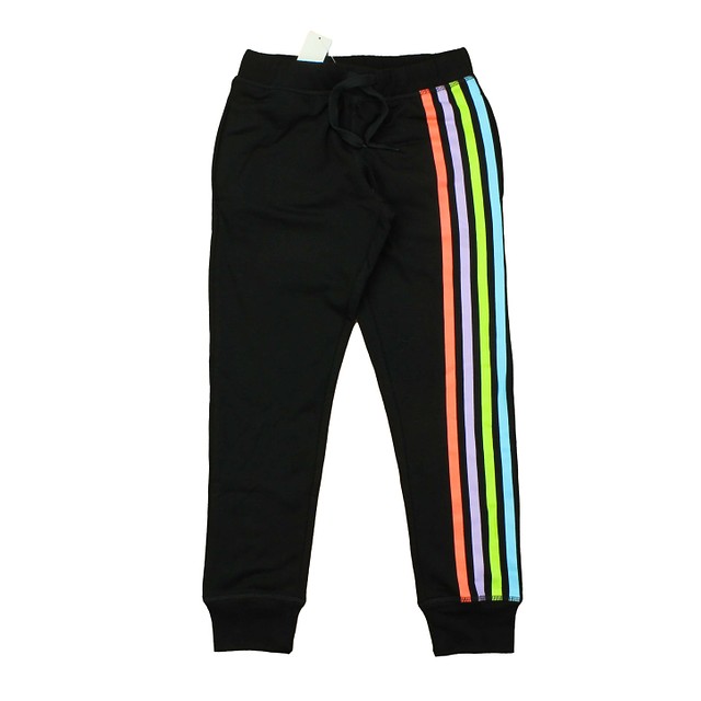 Rockets Of Awesome Black | Multi | Stripes Casual Pants 8 Years 