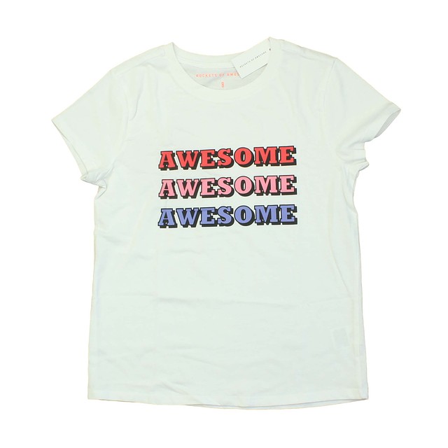 Rockets Of Awesome White | Red | Pink | Purple T-Shirt Big Girl 
