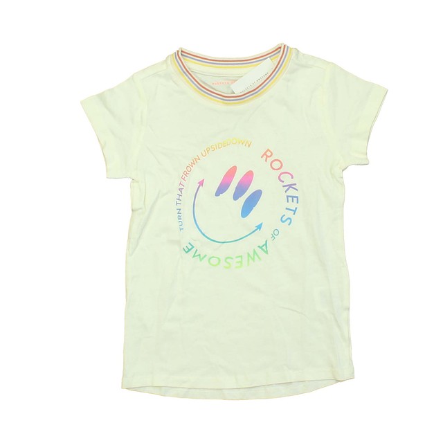 Rockets Of Awesome IVory | Multi | Smiley Face T-Shirt Big Girl 