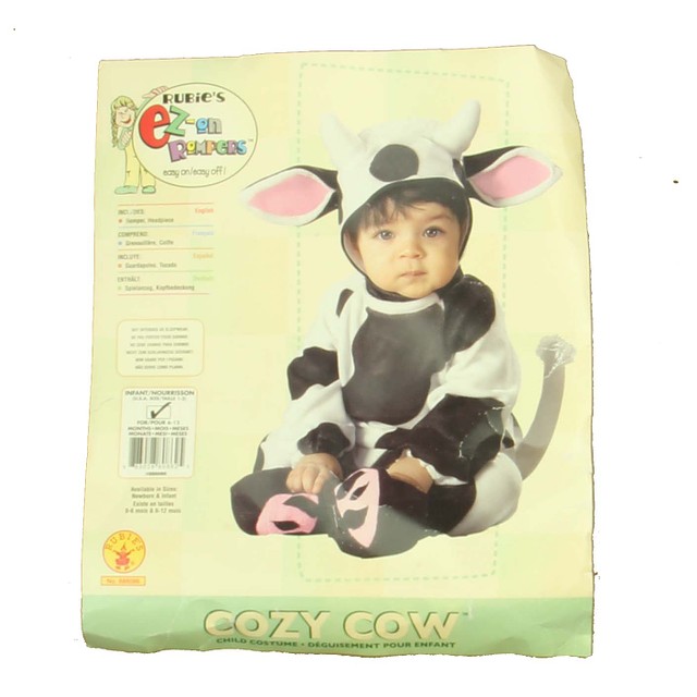 Rubie's Costume 2-pieces Black | White Cow Costume 6-12 Months 