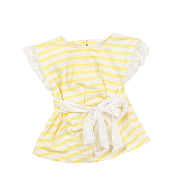 Savannah White | Yellow | Stripes T-Shirt 3-6 Months 