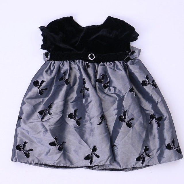 Sophie Rose Silver | Black Special Occasion Dress 18 Months 