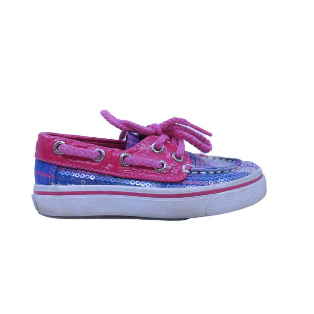 Sperry Pink | Blue | Plaid Sneakers 6 Toddler 