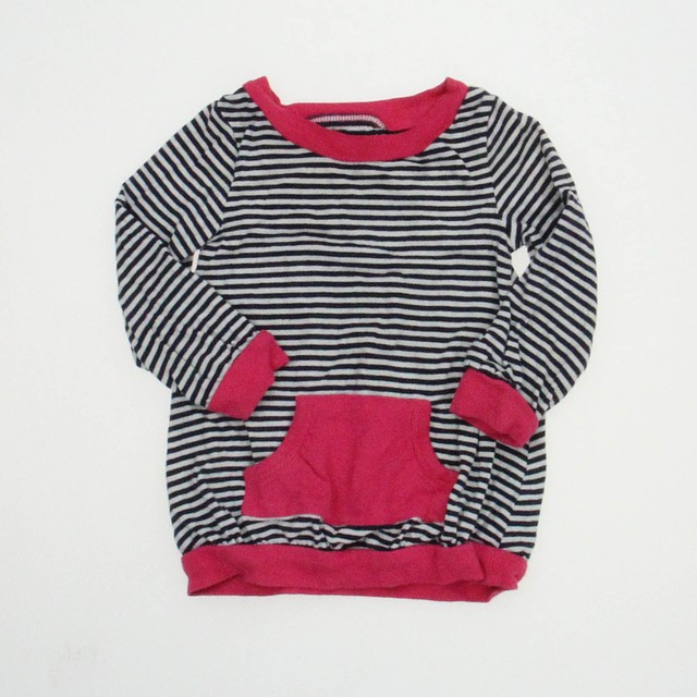Splendid Blue | White Stripes | Pink Long Sleeve T-Shirt 12 Months 