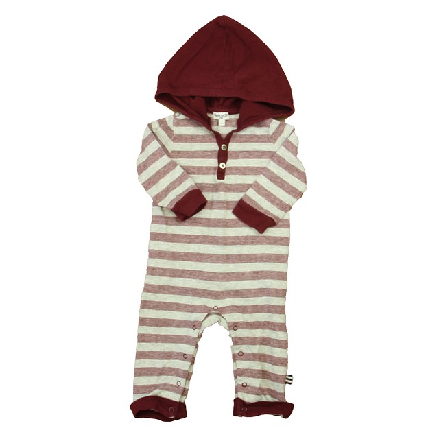 Splendid Maroon | Gray Long Sleeve Outfit 6-9 Months 