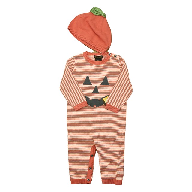 Spooky Night 2-pieces Orange | Stripes Long Sleeve Outfit 3-6 Months 