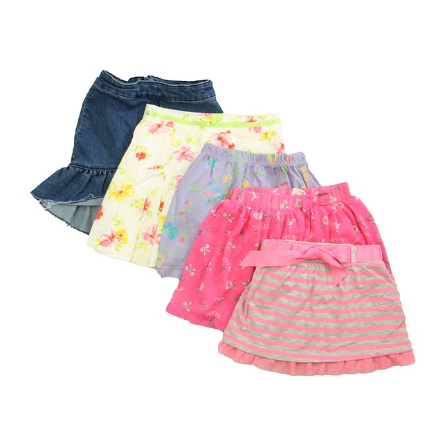 Swoondle Bundle Set of 5 Multi Color Skirt 4-5T 