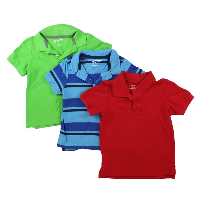 Swoondle Bundle Set of 3 Blue | Green | Red Polo Shirt 4T 