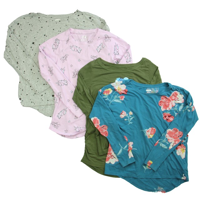 Swoondle Bundle Set of 4 Multi Color Long Sleeve T-Shirt 8 Years 