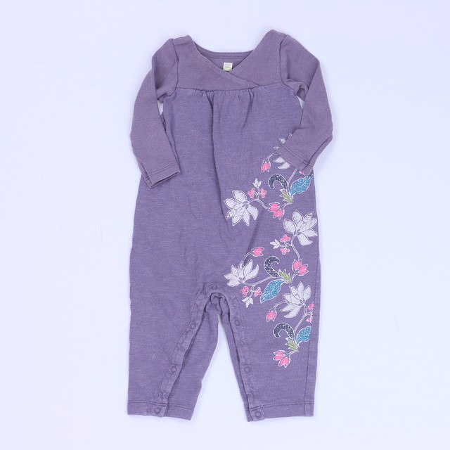 Tea Purple Long Sleeve Outfit 0-3 Months 