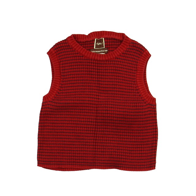 Tea Red | Black Sweater Vest 18 Months 