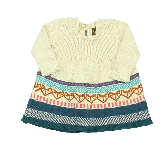Tea Ivory | Blue Sweater Dress 3-6 Months 
