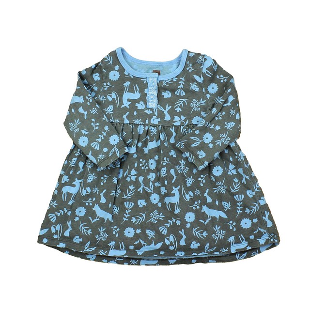 Tea Grey | Blue Dress 9-12 Months 