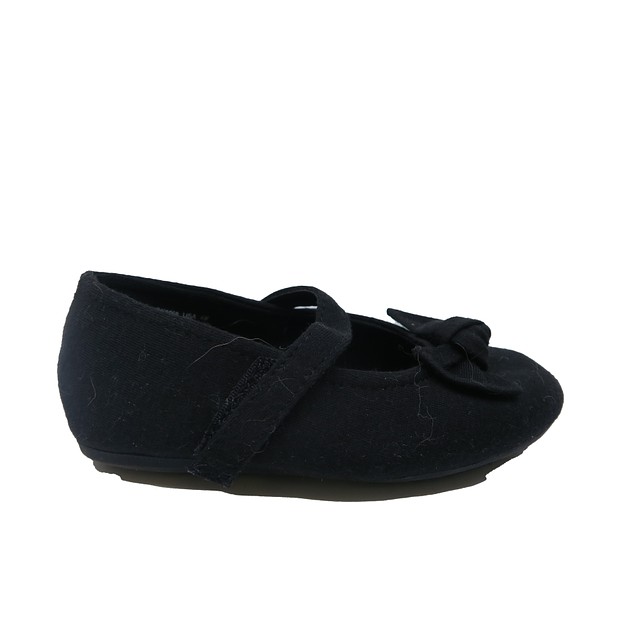 Teeny Toes Black Shoes 4 Infant 