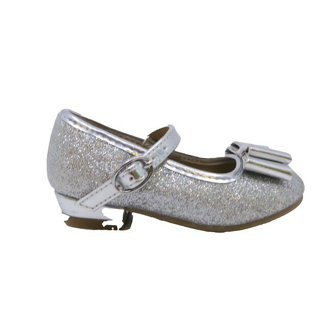 The Children's Place Silver | Bow Shoes 5 Toddler 