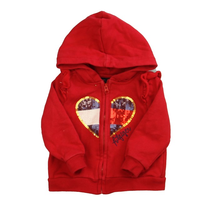 Tommy Hilfiger Red Heart Hoodie 18 Months 