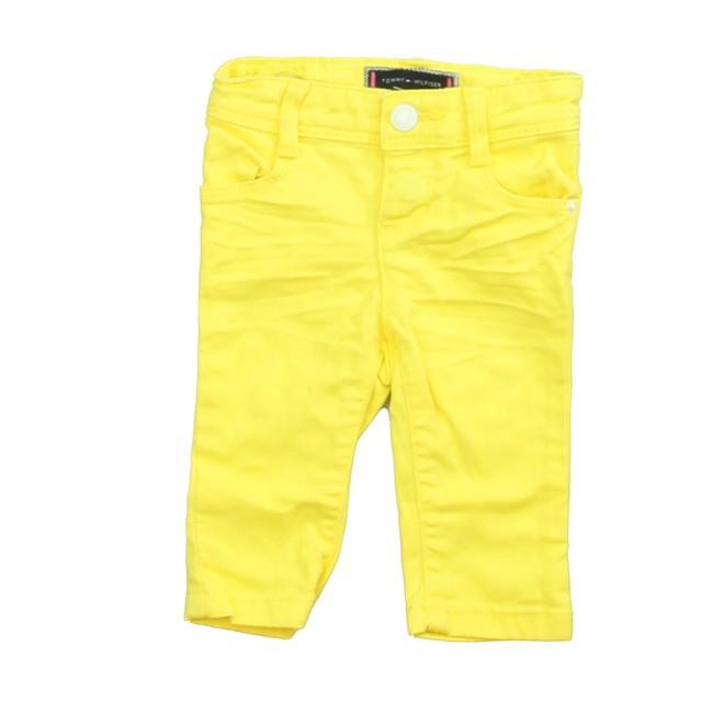 Tommy Hilfiger Yellow Jeggings 3-6 Months 