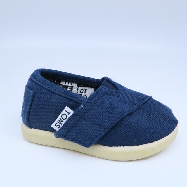Toms Navy Shoes 2 Infant 