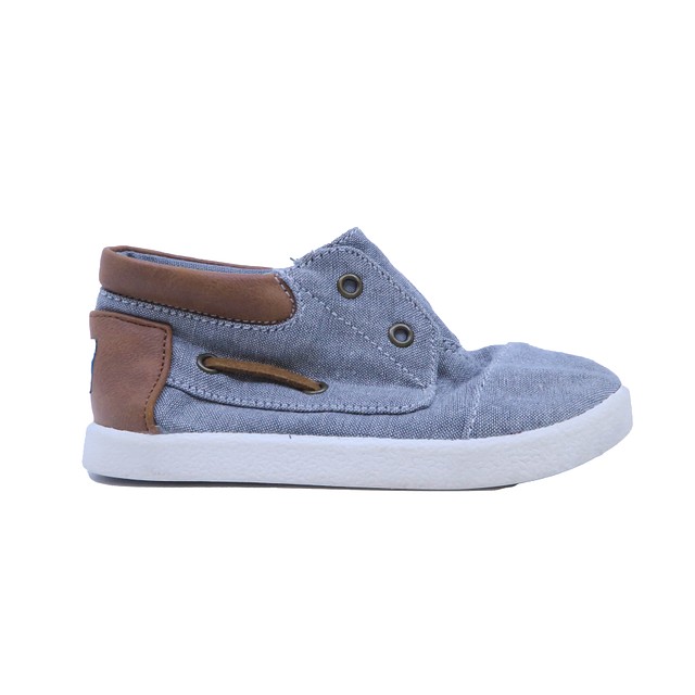 Toms Blue | White Sneakers 8 Toddler 
