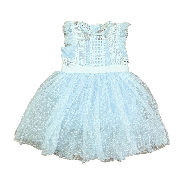 Trish Scully Blue Special Occasion Dress 6-12 Months 