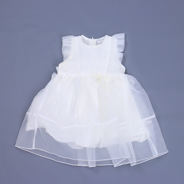 Trish Scully Ivory Special Occasion Dress 6-12 Months 