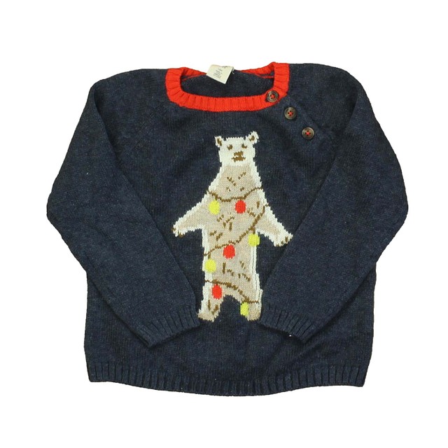 Tucker + Tate Grey | Red | Bear Sweater 18 Months 