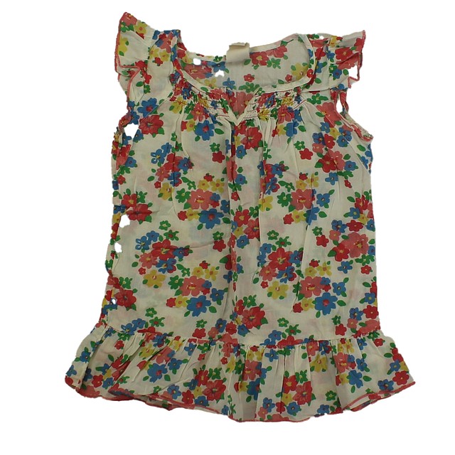 Tucker + Tate Ivory | Red | Blue | Floral Dress 4T 