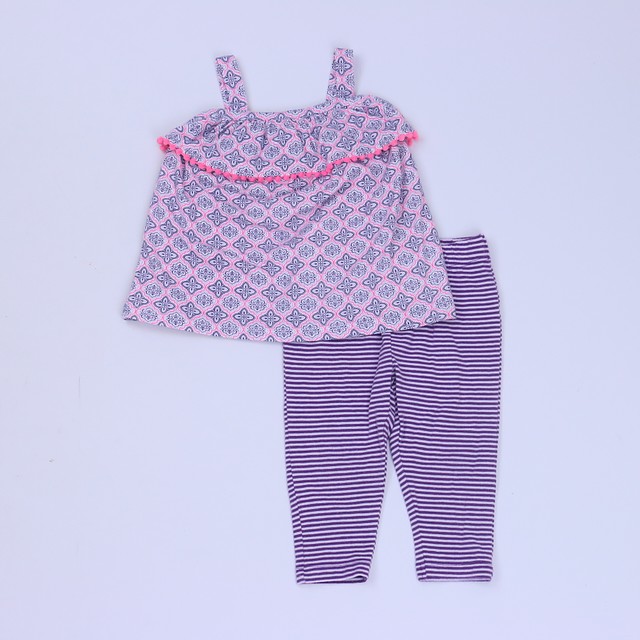 Tucker + Tate 2-pieces Pink | Blue | Purple | White Apparel Sets 6 Months 