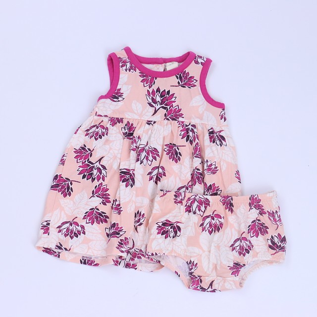 Tucker + Tate 2-pieces Pink Floral Dress 9 Months 