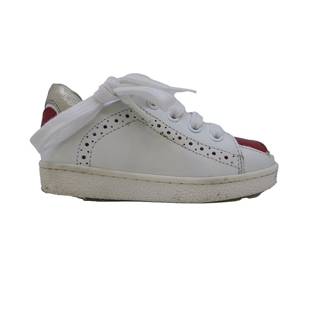 Twinset White | Red Heart Sneakers 7-7.5 Toddler (23) 