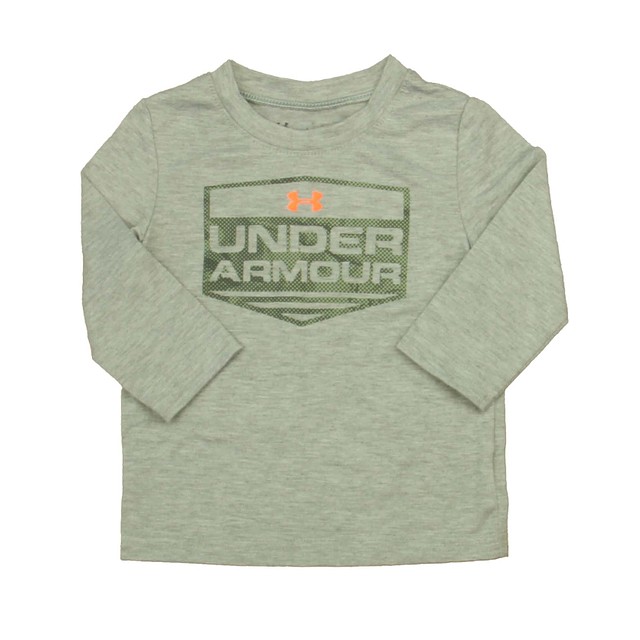 Under Armour Gray Athletic Top 12 Months 