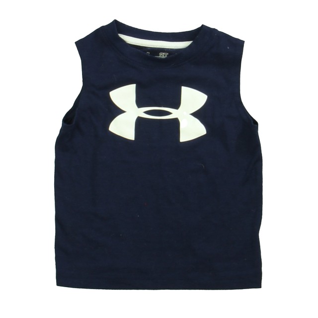 Under Armour Navy | White Tank Top 2T 