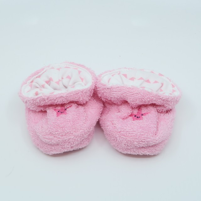 Unknown Brand Pink Slippers 0-12 Months 