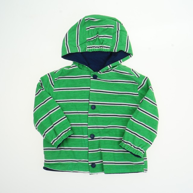 Unknown Brand Green | Navy | Stripes Jacket 12 Months 