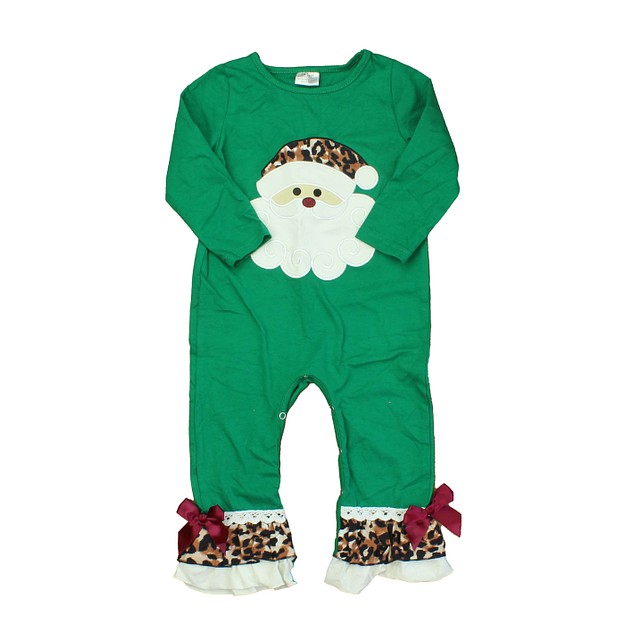 Unknown Brand Green | Santa Long Sleeve Outfit 18-24 Months 