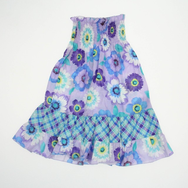 Unknown Brand Purple | Floral Dress 18-24 Months 