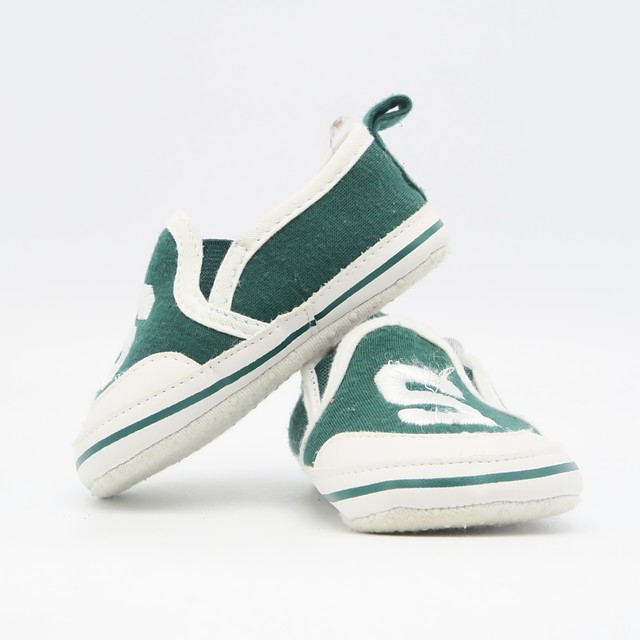 Unknown Brand Green | White Booties 3 Infant 