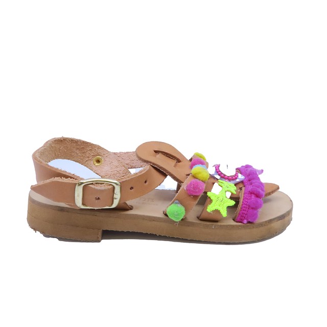 Unknown Brand Tan | Pink Sandals 4 Infant 