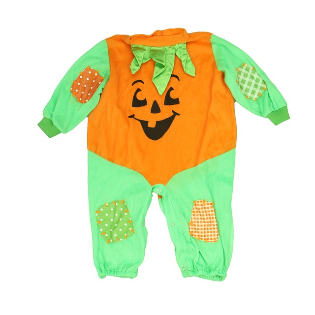 Unknown Brand Orange | Green | Pumpkin Costume 6-12 Months 