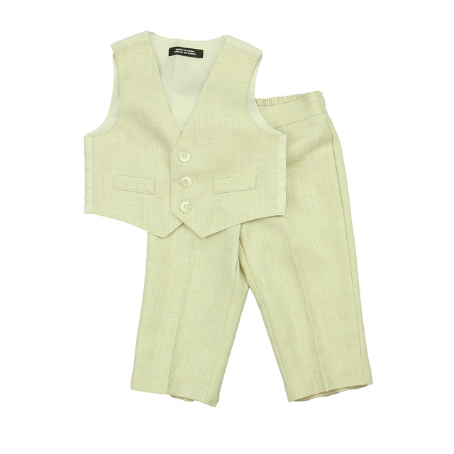 Unknown Brand 2-pieces Beige Special Occasion Outfit 6-9 Months 
