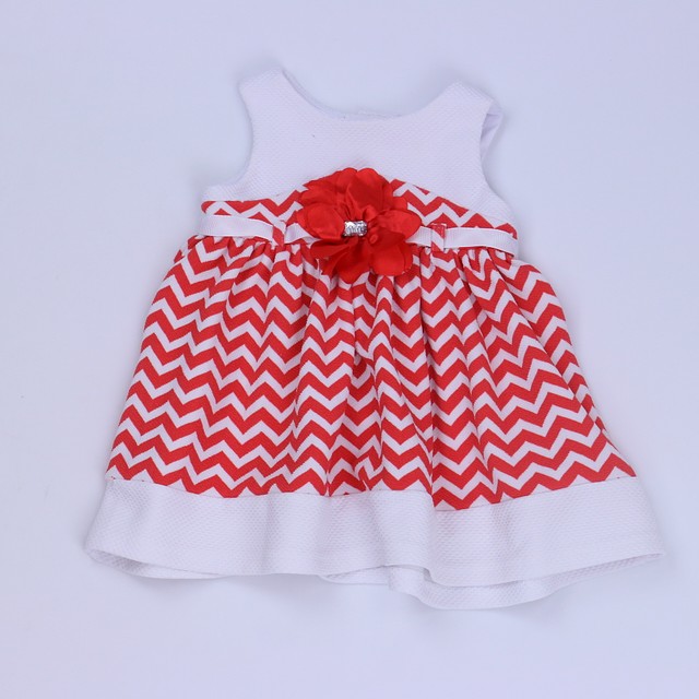 Youngland White | Red Special Occasion Dress 12 Months 