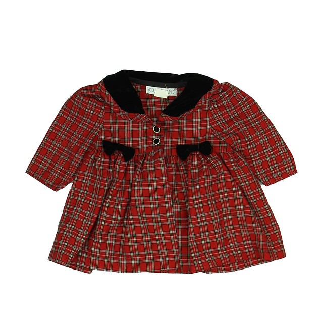 Youngland Red | Black | Plaid Dress 12 Months 
