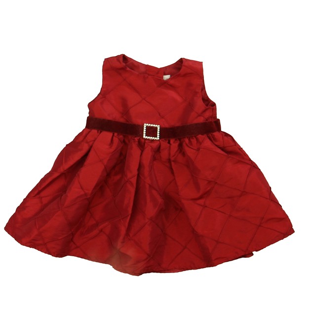 Youngland Red Special Occasion Dress 12 Months 