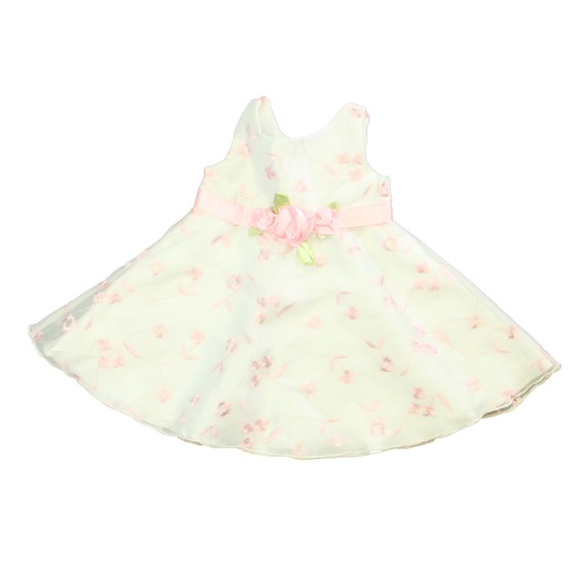 Youngland White | Pink Special Occasion Dress 12 Months 
