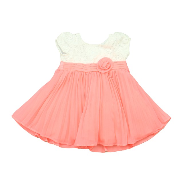 Youngland White | Pink Special Occasion Dress 18 Months 