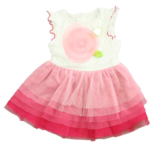 Youngland White | Pink Dress 18 Months 