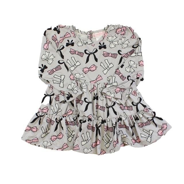 Youngland Grey | Bows Dress 2T 