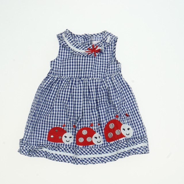 Youngland Blue | White Dress 3-6 Months 