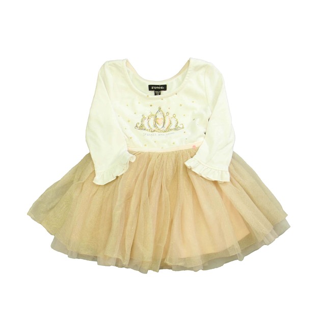Zunie White | Pink | Crown | TuTu Dress 2T 